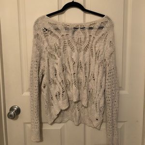American Eagle cream sweater